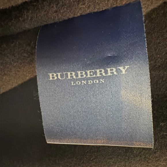 Burberry Trench Coat Men's Authentic size 44 T Double breasted black - Picture 7 of 16